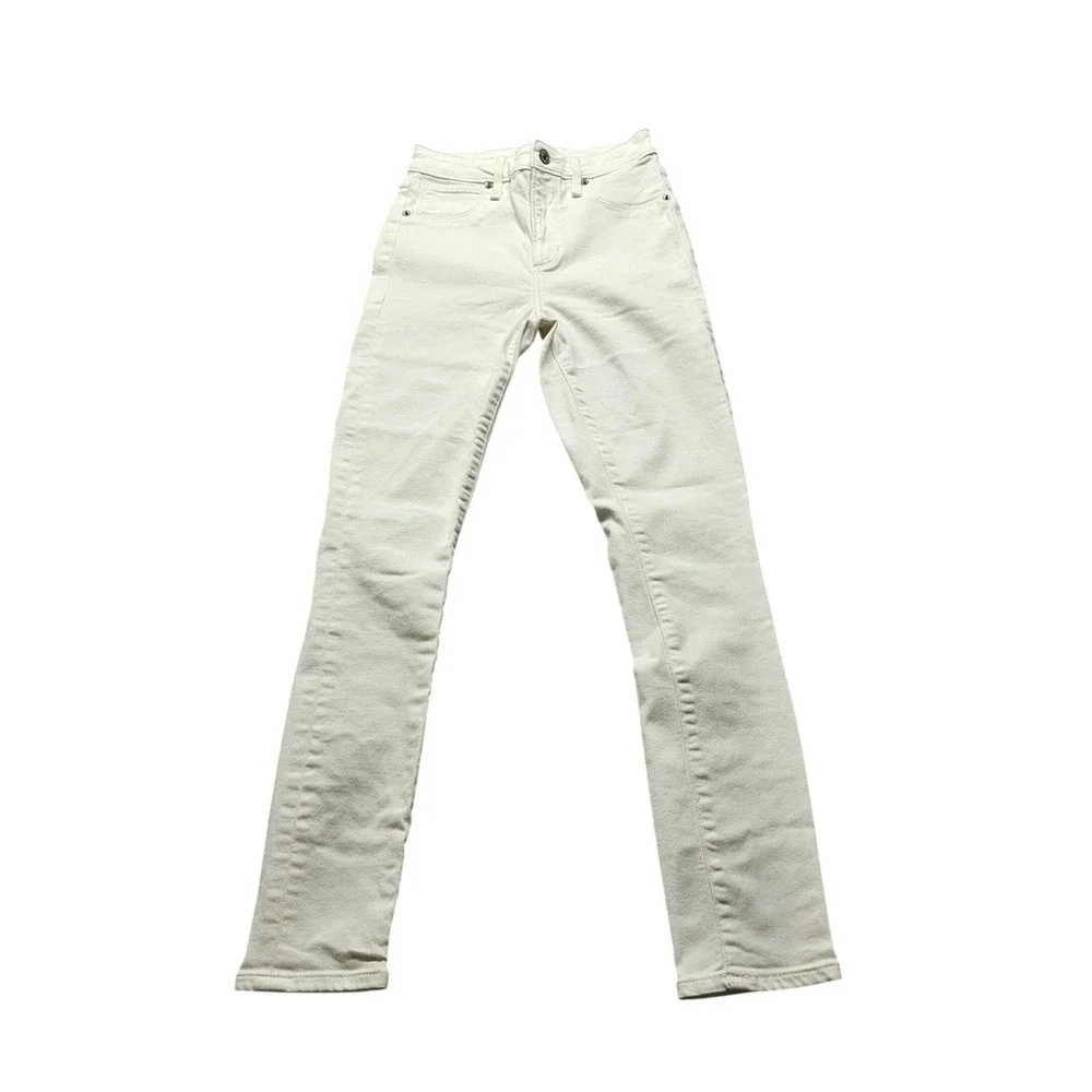 Abercrombie & Fitch Curve Love Super Skinny Jeans Womens 24/00S White High Rise